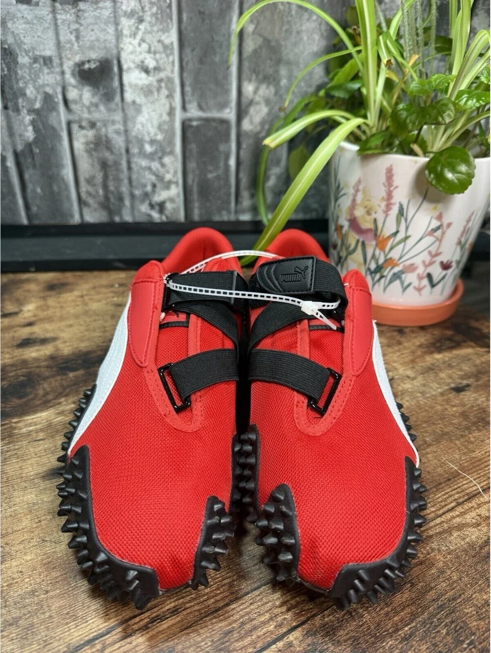 PUMA Mostro OG Prime For All Time Red/White Low Top Hook & Loop Men's Sneaker
